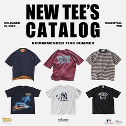 夏のTシャツ、全部見せます。｜TEE図鑑2026｜JOURNAL STANDARD relume