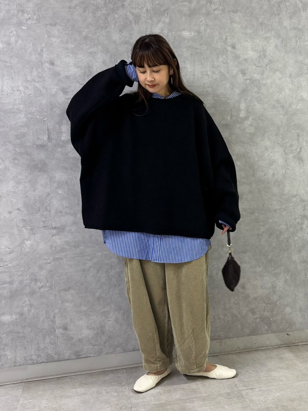 5Wコール フェロペインターパンツのコーディネートスナップ（A.O