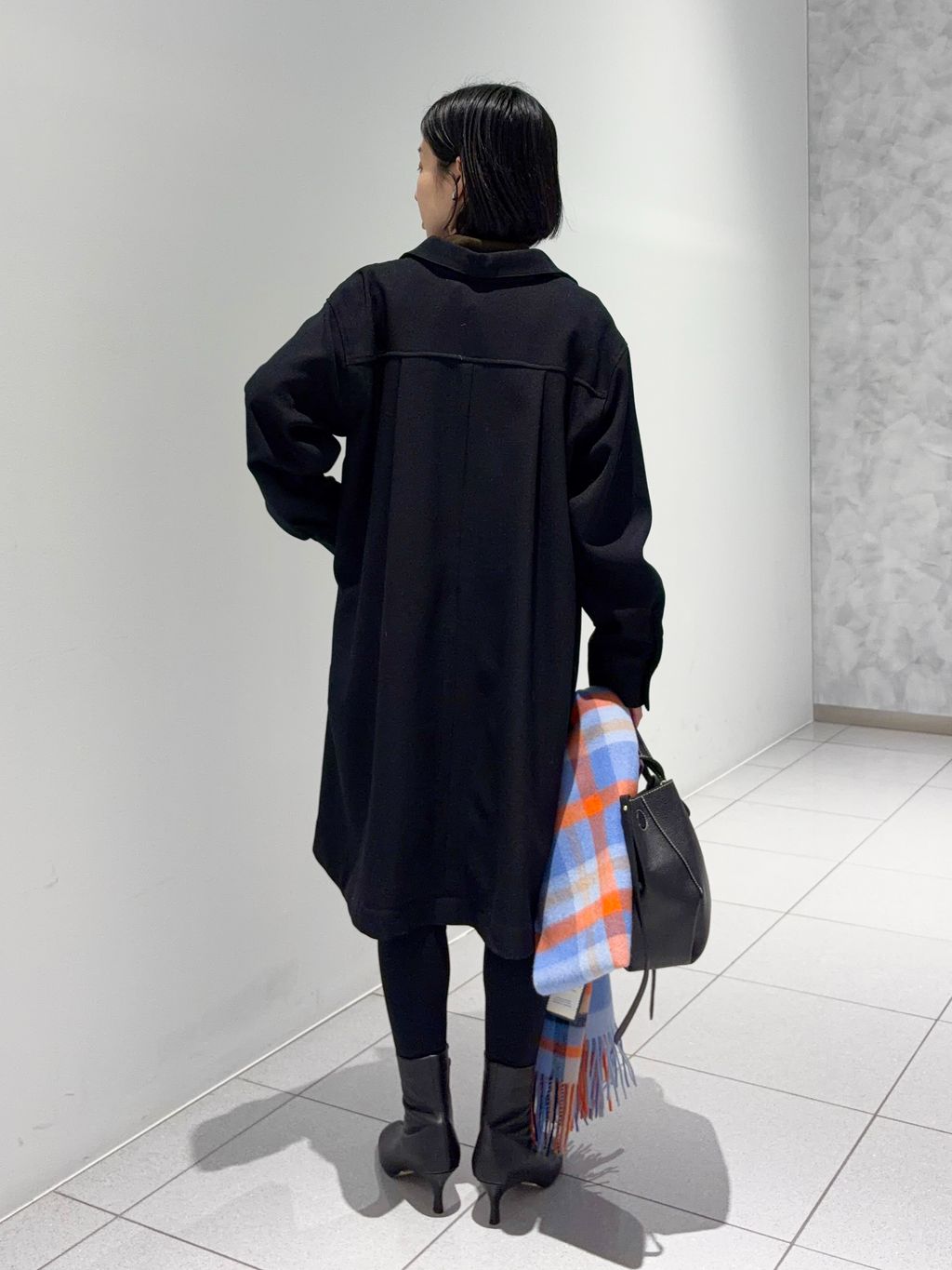 洗える】スキッパーチュニックワンピースのコーディネートスナップ