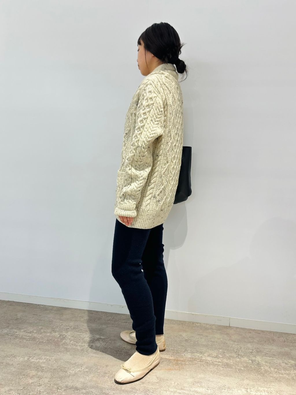 新品未使用タグ付き EDIT.FOR LULU カシミヤ レギンス カシミヤレギンスのコーディネートスナップ（miyu）｜EDIT. FOR LULU