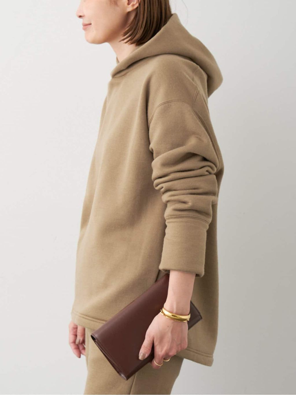 Prime wool フリースパンツのコーディネートスナップ（MIZU