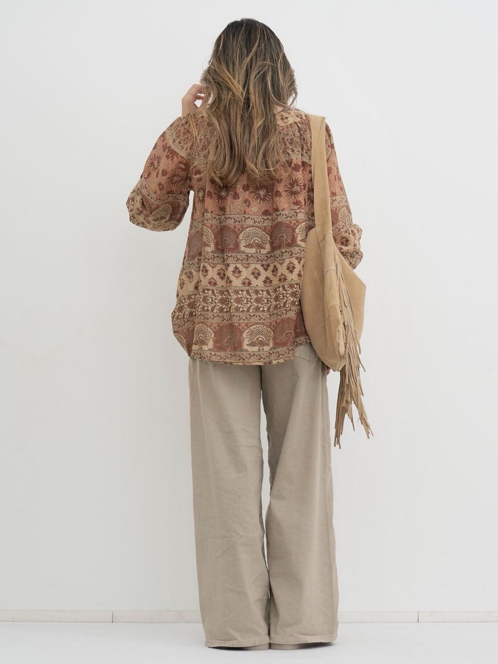 BLUE BOHEME/ブルー ボヘム】 ELLA COTTON BLOUSEのコーディネート