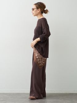LINO Sheer プルオーバーのコーディネートスナップ（MIO）｜Deuxieme