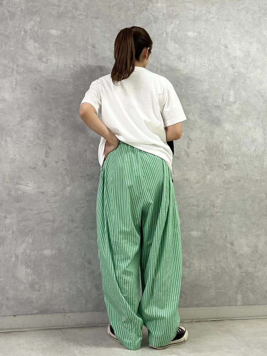 Tabbyリネン シャツブルゾンのコーディネートスナップ（M.F）｜journal