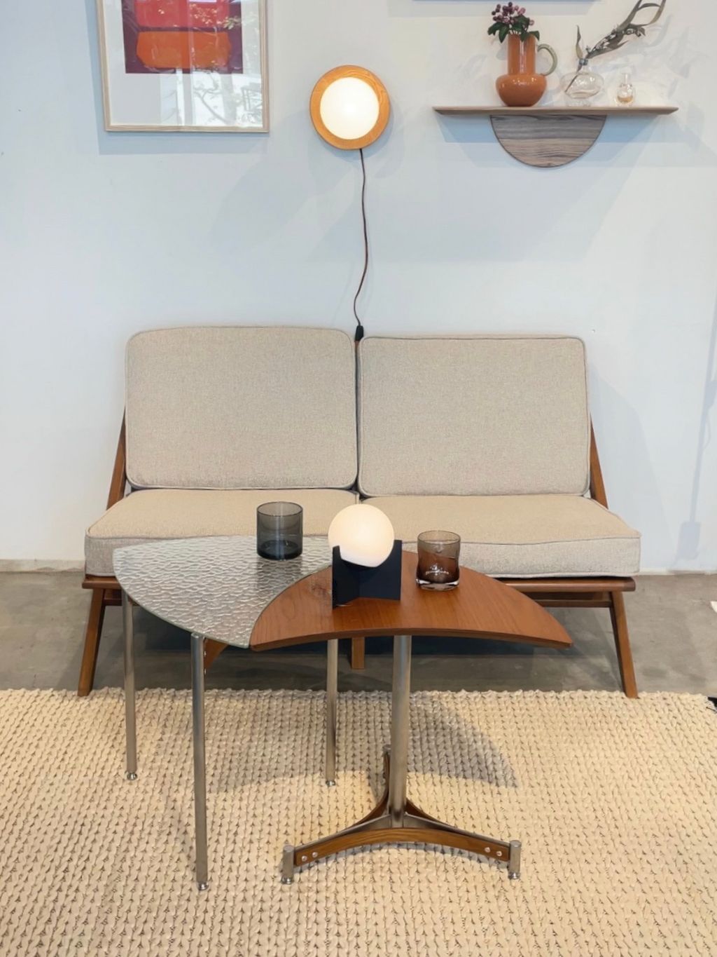 大型商品》GHENT SOFA 2P BEIGE ヘント ソファのコーディネート