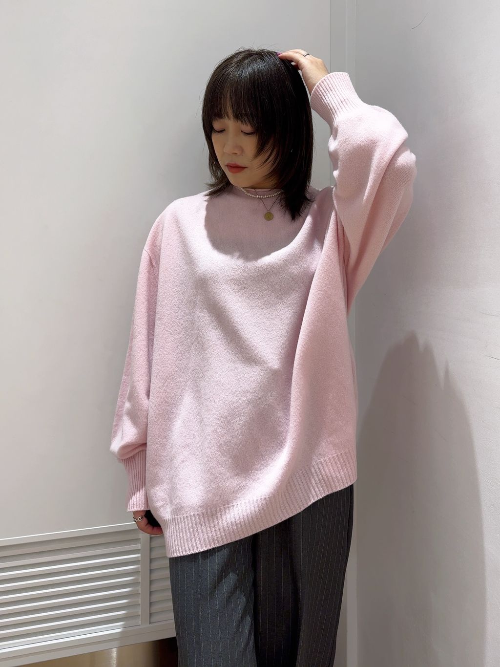 新色有り / 追加2》CHESSルーズボートネックプルオーバーの