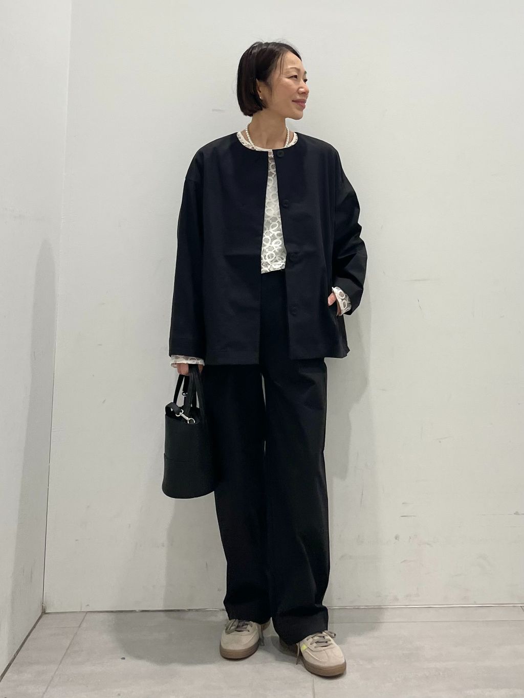 追加》［撥水 / UVカット］【SPENSIERATO】クルーネックコクーン