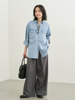 シリーズあり/予約》LEDENIM NOUVEAU BDU デニムシャツの