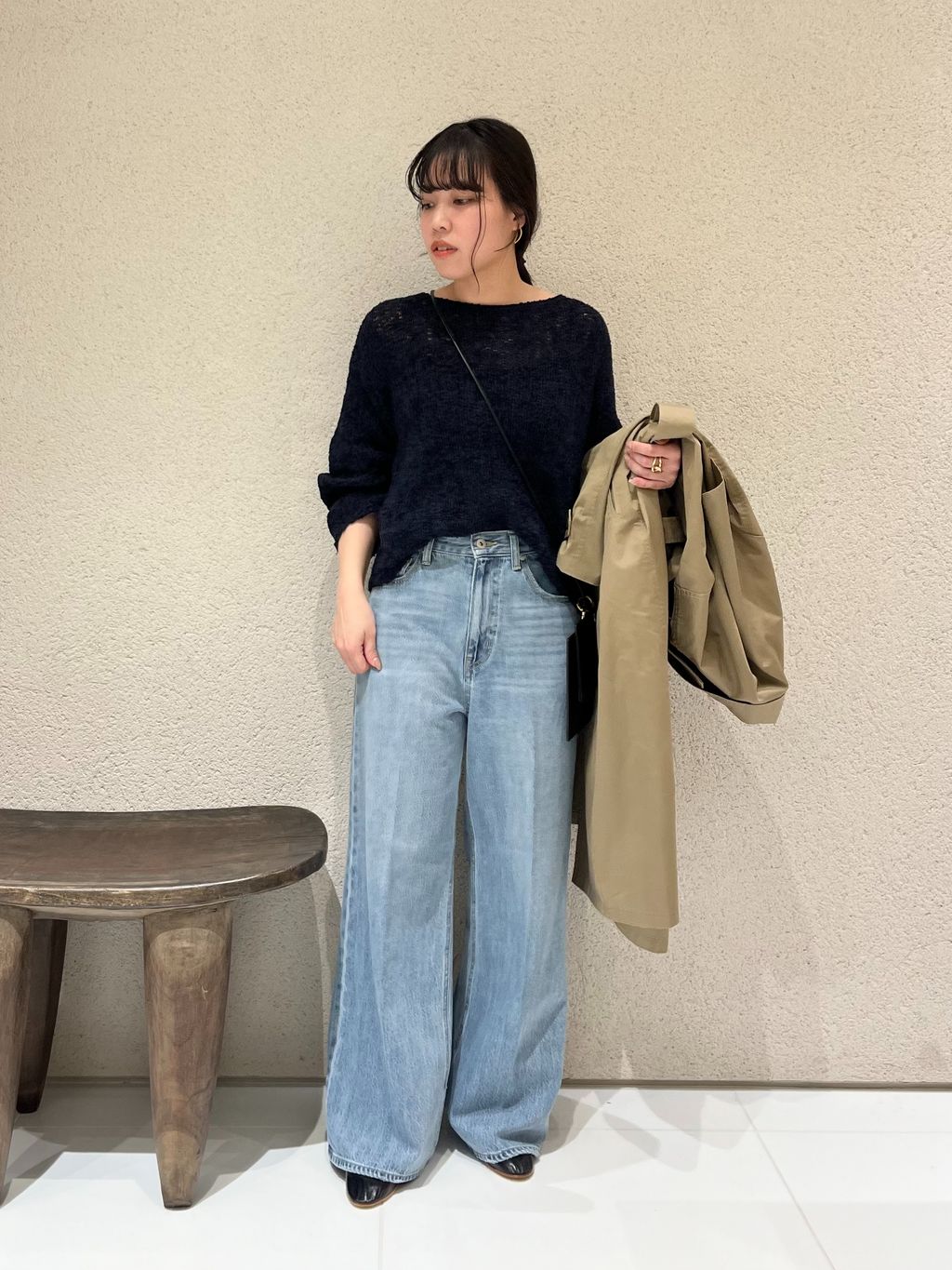 plageプラージュ 、カトリーントーキョー2点おまとめ lady trench コートのコーディネートスナップ（akane）｜Plage