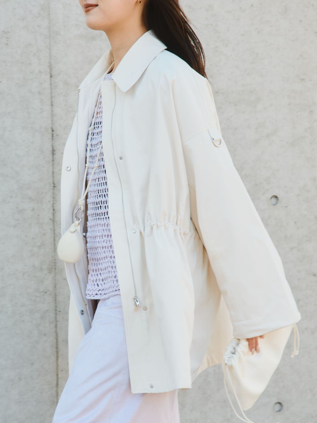 switch look blousonのコーディネートスナップ（ayumi）｜SLOBE IENA