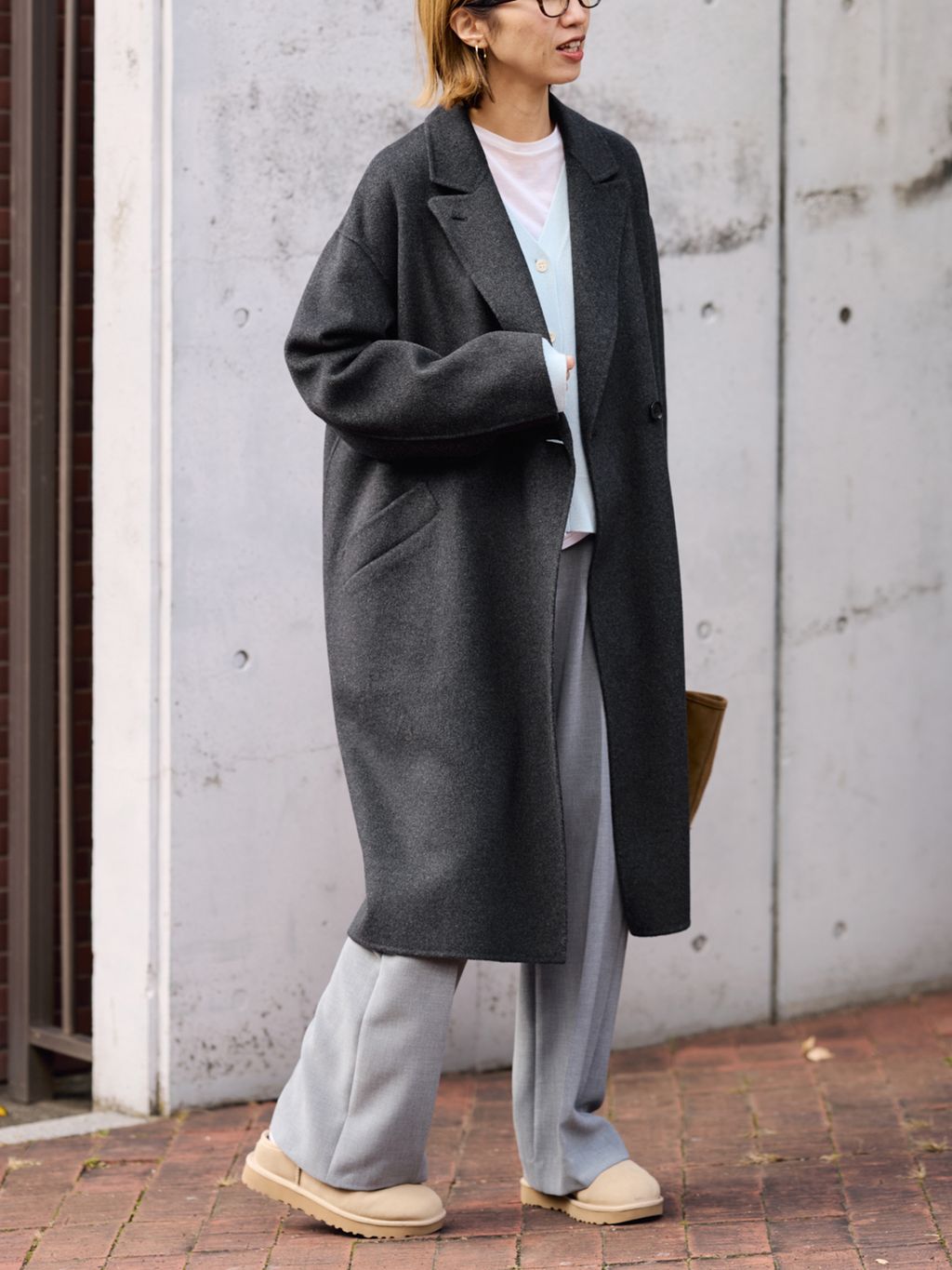 ≪追加≫SUPER160'sダブルブレストコート 4のコーディネートスナップ