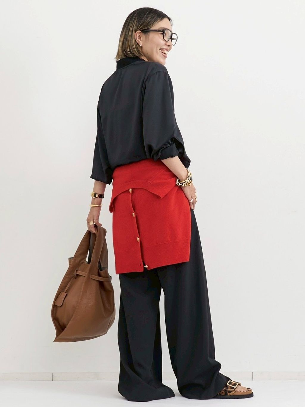 Satin Blousonのコーディネートスナップ（WEB VC.N）｜L'Appartement