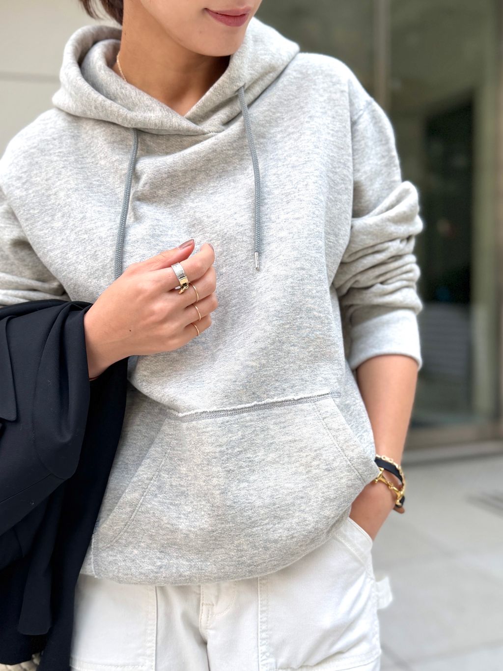 Silky Gabardine W Jacketのコーディネートスナップ（PR Sasaki）｜L