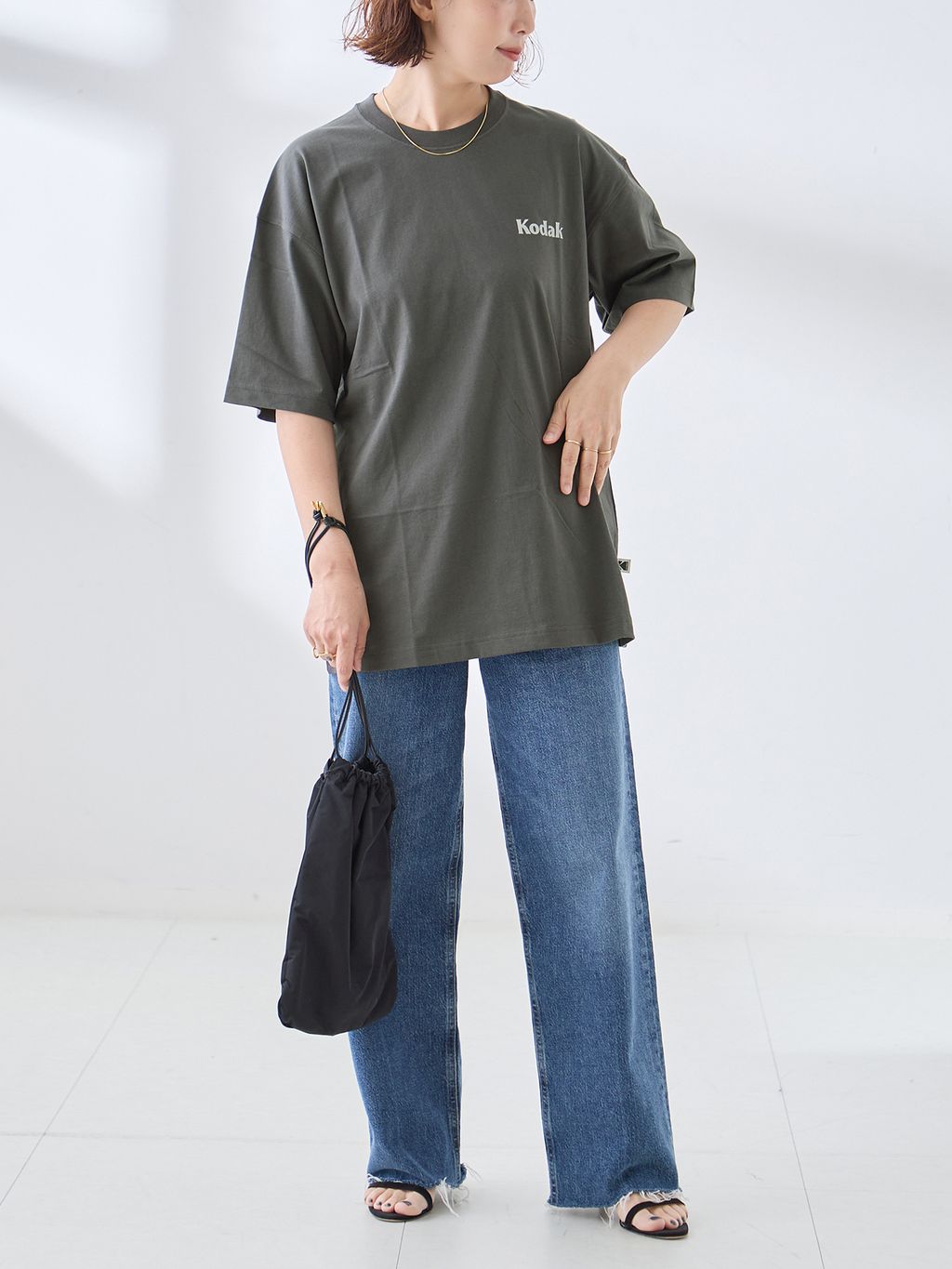 予約》KODAK/コダック Scenery Back Graphic ShortSleeve Tシャツの