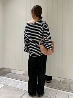 LE MINOR/ルミノア SLOBE別注 ビッグボーダロンTEEのコーディネート