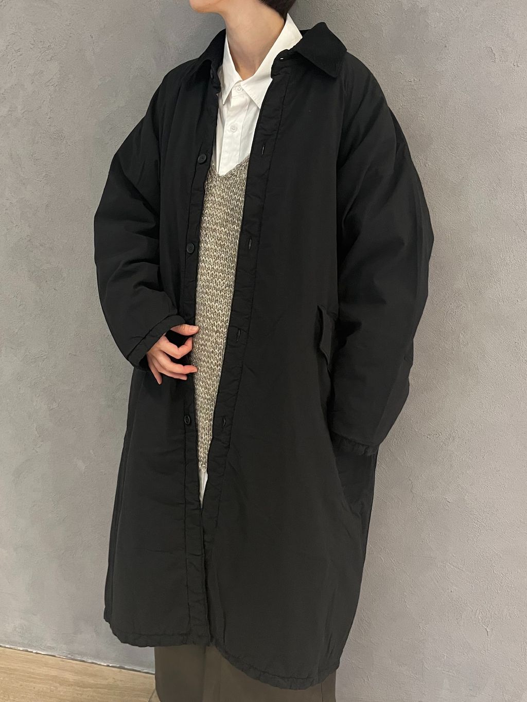 maison de soil homme 】PADDED OVERDYE REGULAR COLLのコーディネート