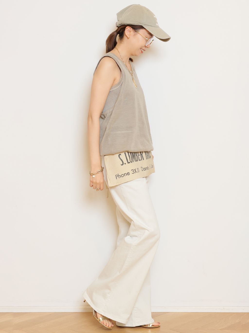HERILL/ヘリル】Ramie Highgauge Athletic タンクトップの