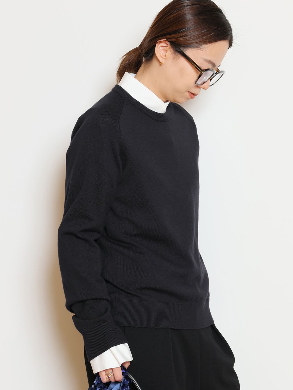 PRIMEWOOL PONTE パンツのコーディネートスナップ（HASE）｜MUSE de