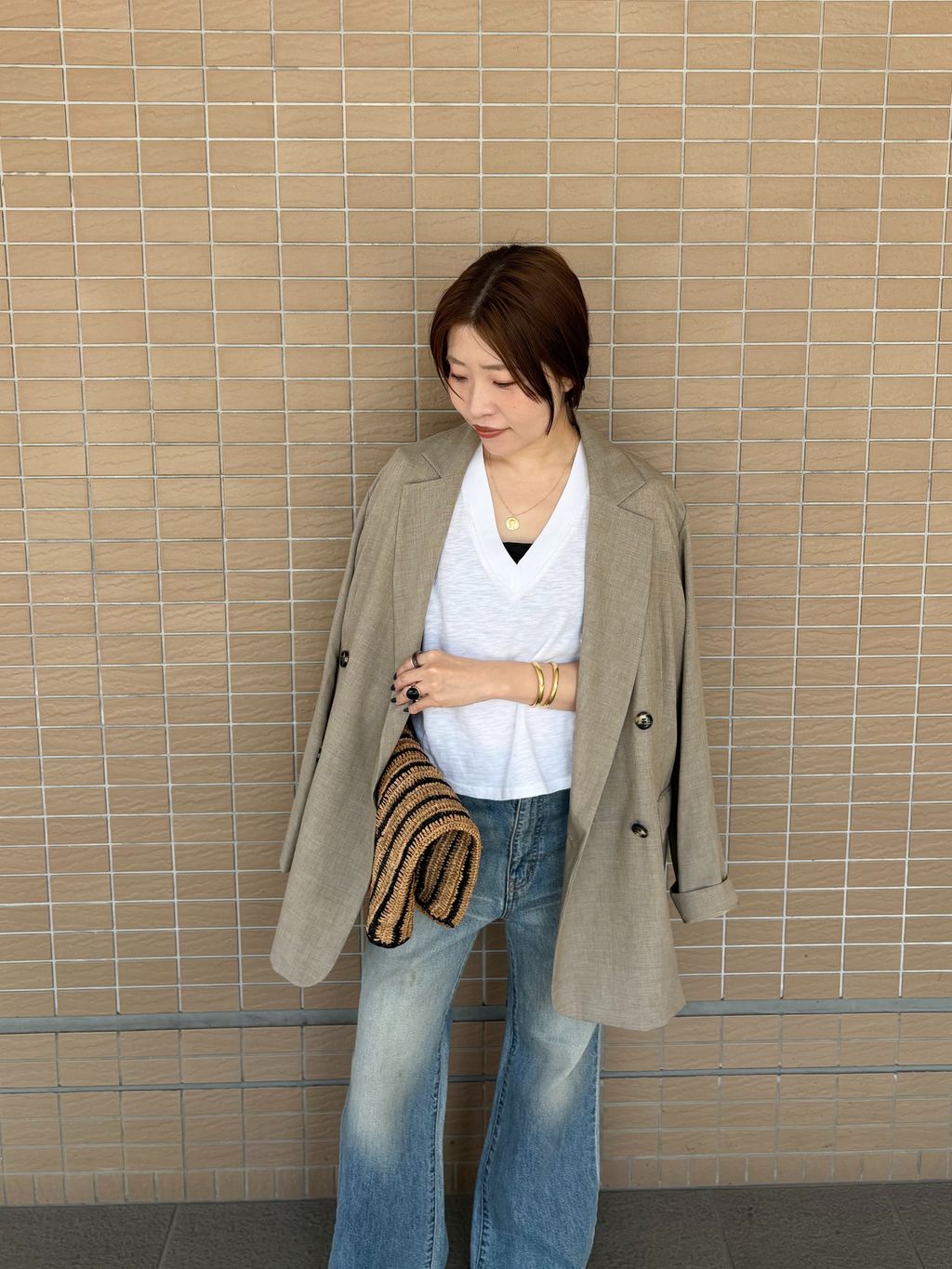 追加》R'IAM AIR ジャケット 2のコーディネートスナップ（chiharu