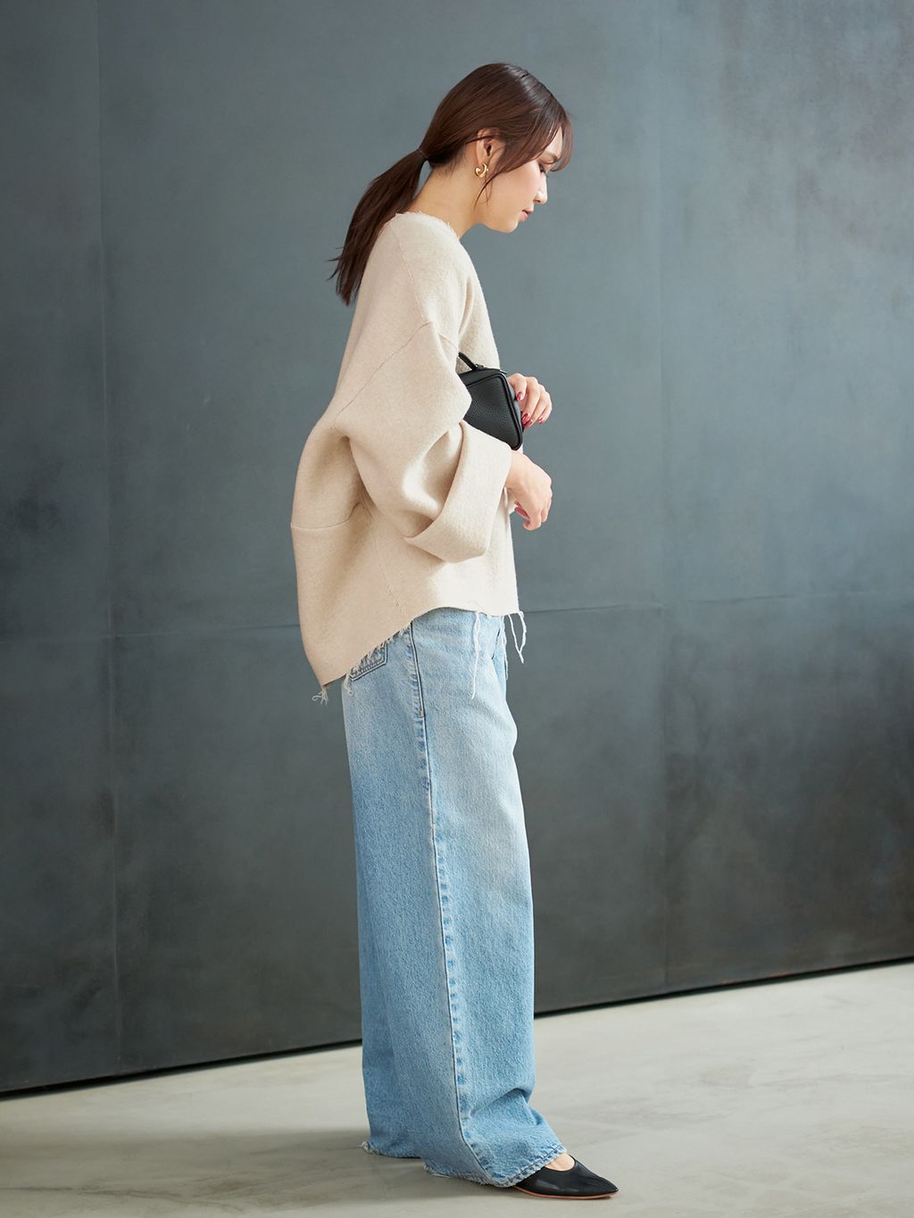 R'IAM シルエットブラウスのコーディネートスナップ（yuzuki）｜Plage