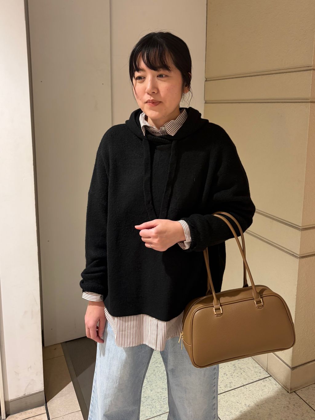 セットアップ対応可》エアリーワイドシルエットフーディーの