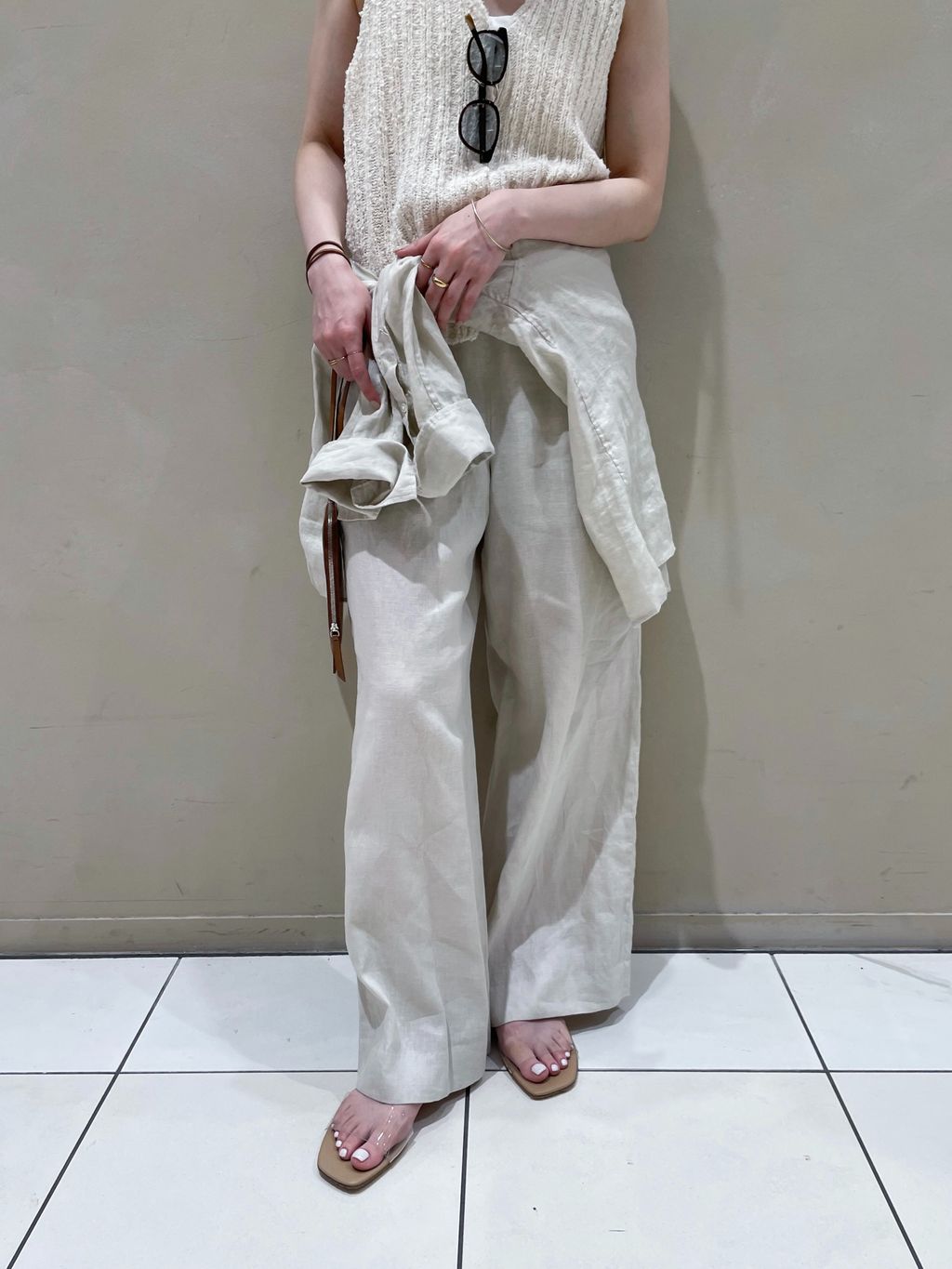 Linen easy パンツのコーディネートスナップ（natsune）｜Plage