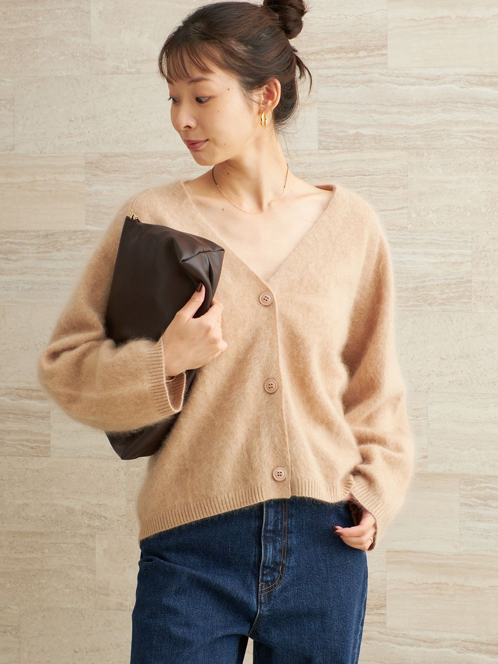 追加予約》vintage like デニムパンツ 3のコーディネートスナップ