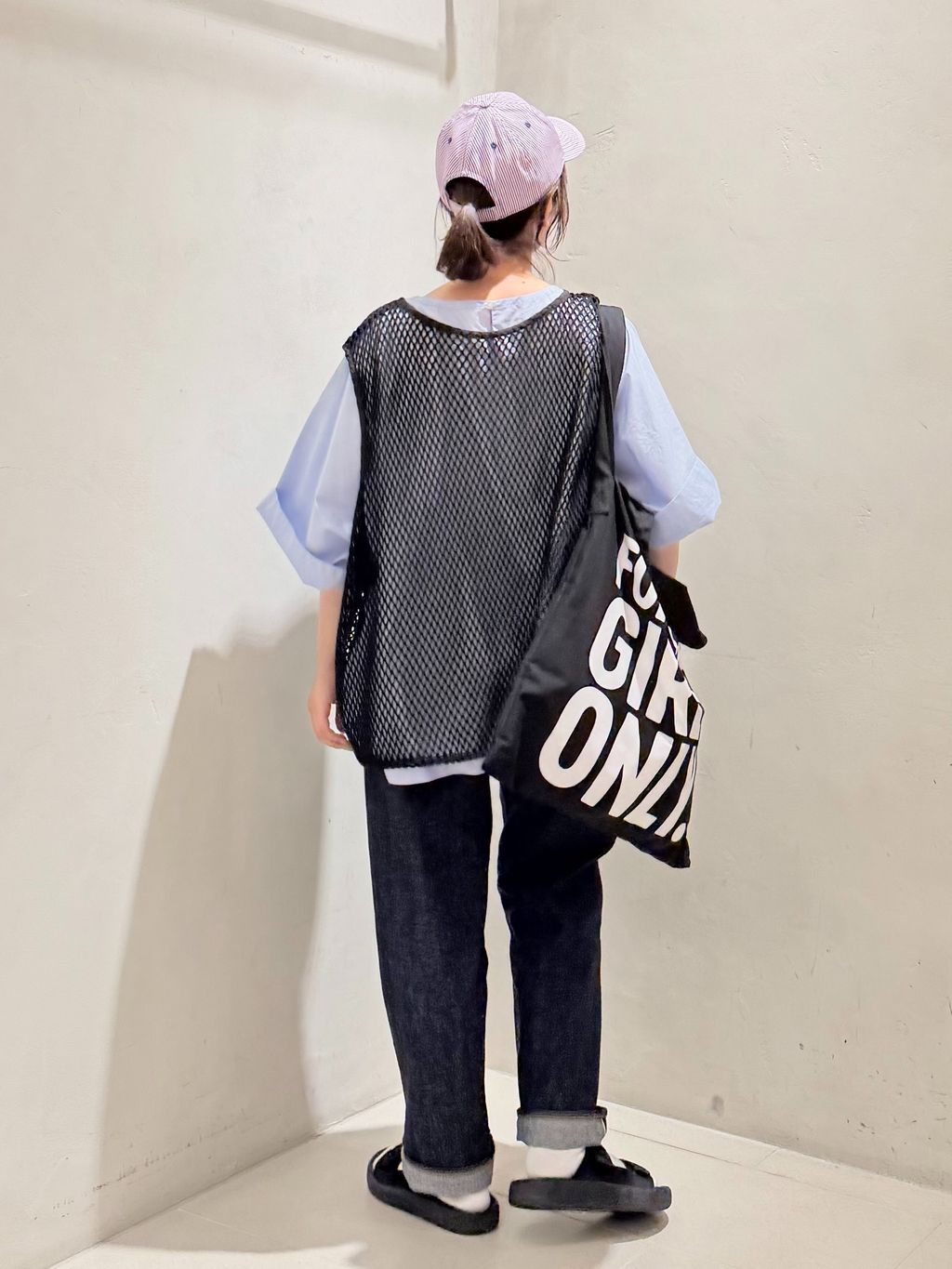 メッシュ タンクのコーディネートスナップ（AT）｜journal standard