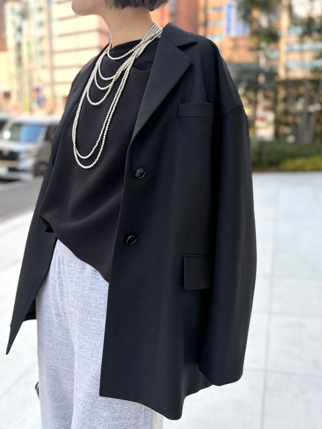 AMERICANA/アメリカーナ】 BAGGY PANTSのコーディネートスナップ