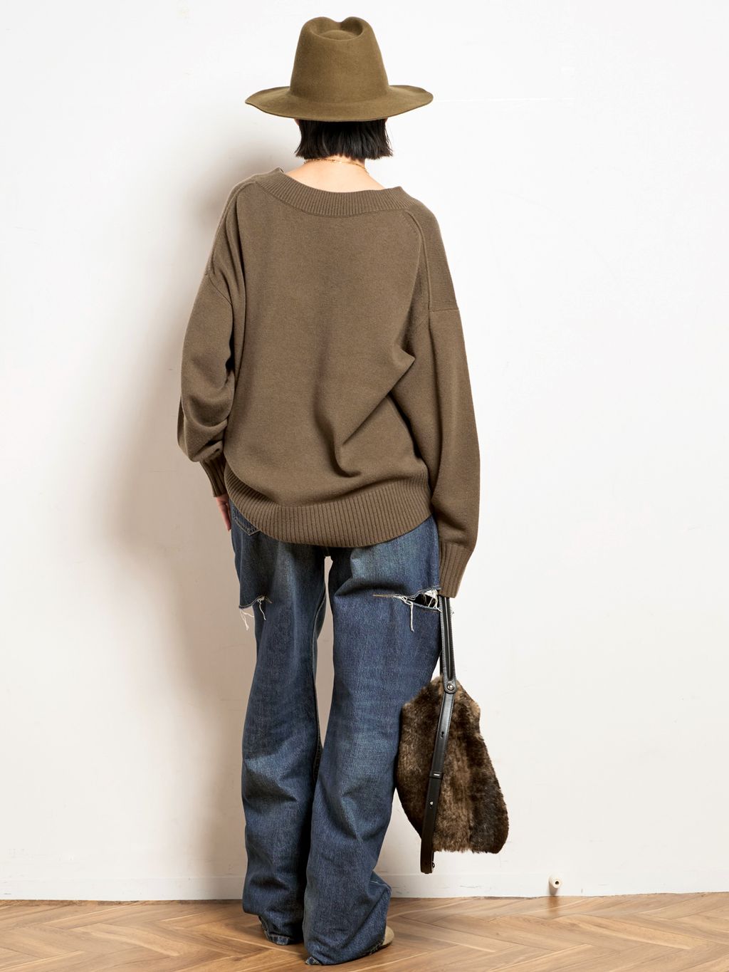 GIGI/ジジ】スクエアケーブルネックレスのコーディネートスナップ（MAE