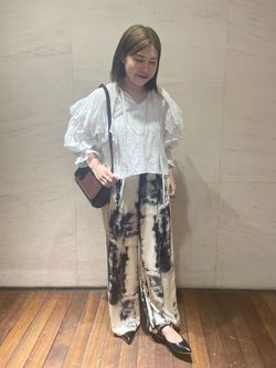 nude vintage×JOURNAL STANDARD】スモッキングカラーブラウスの 
