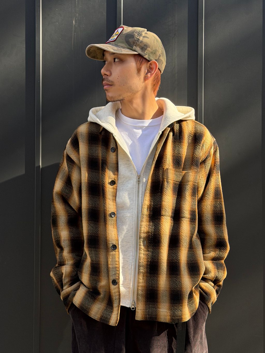 トップス ROTOL SNAP BUTTON SHIRT CHECK wism 心踊る季節。 - 1LDK NAKAMEGURO