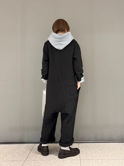 リネンワッシャーオールインワンのコーディネートスナップ（M.K