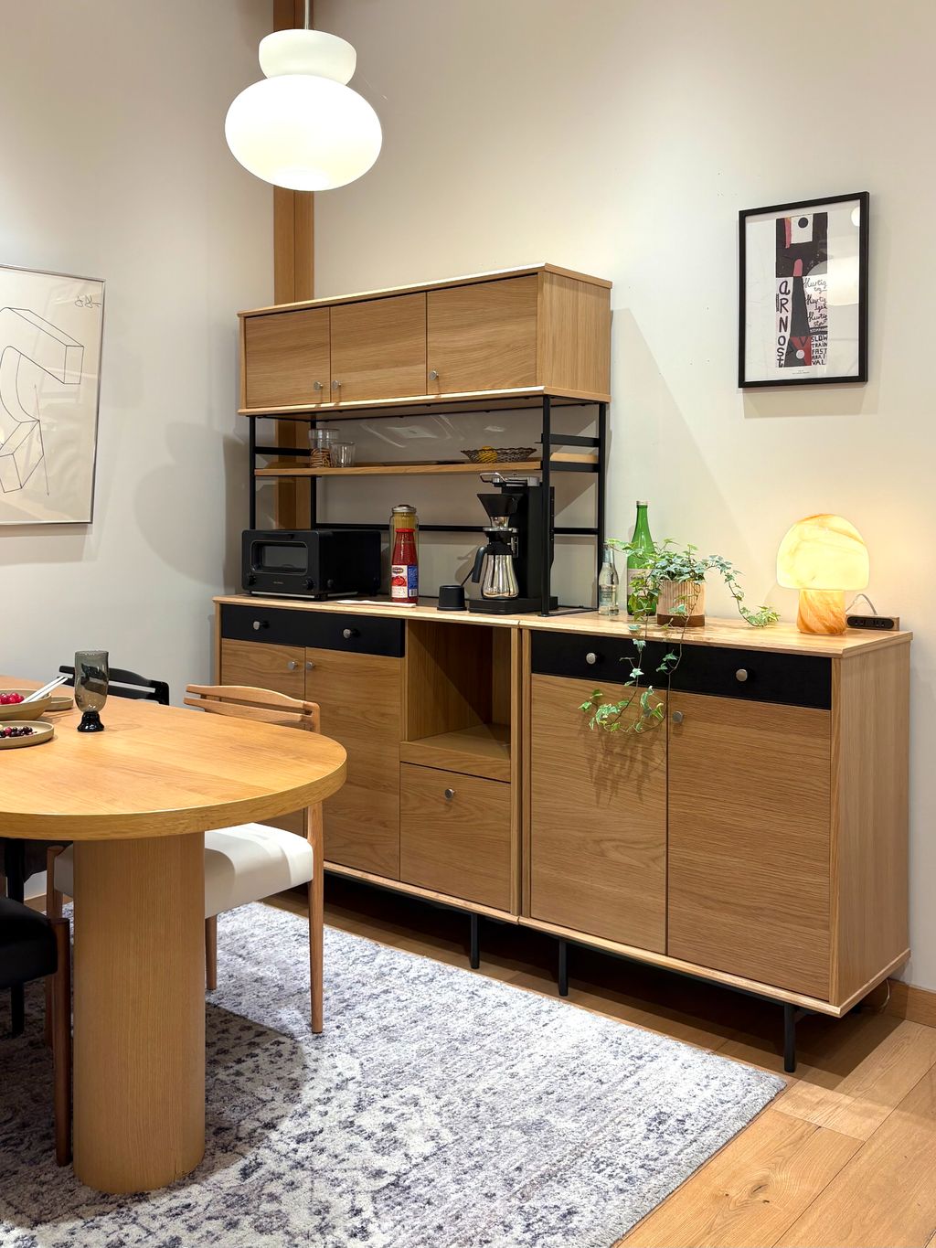 大型商品》HABITAT KITCHEN BOARD-L (NT) ハビタキッチンボードLの