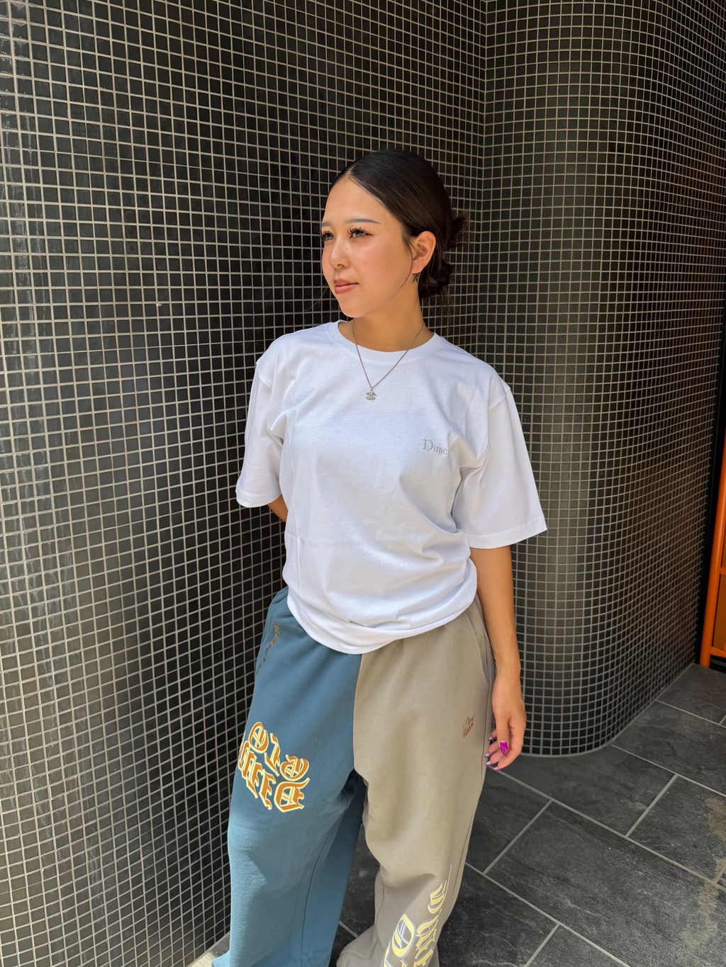 Dime/ダイム】 CLASSIC SMALL LOGO T-SHIRTのコーディネートスナップ