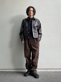 ジャーナルスタンダードレリューム　シンセティック レザー トラッカージャケット シンセティック レザー トラッカージャケット（その他ブルゾン