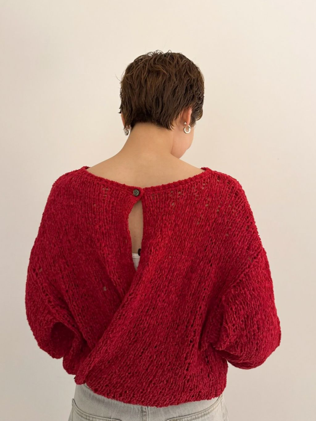 Fringe yarn カーディガンのコーディネートスナップ（TSUJI）｜Plage