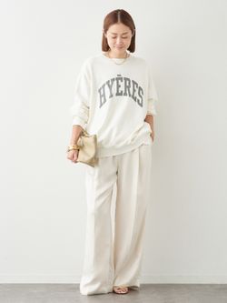 HYERES スウェットのコーディネートスナップ（MIZU）｜Deuxieme Classe