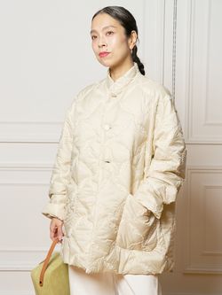 IENA LA BOUCLE ZERO DOWN キルトコートのコーディネートスナップ