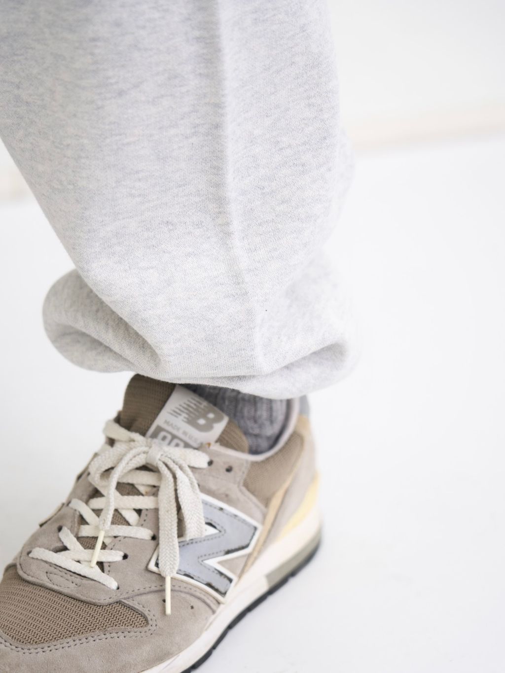 L'Appartement Cotton Double Face Knitグレー Cotton Double Face Knit（ニット／セーター）｜L'Appartement