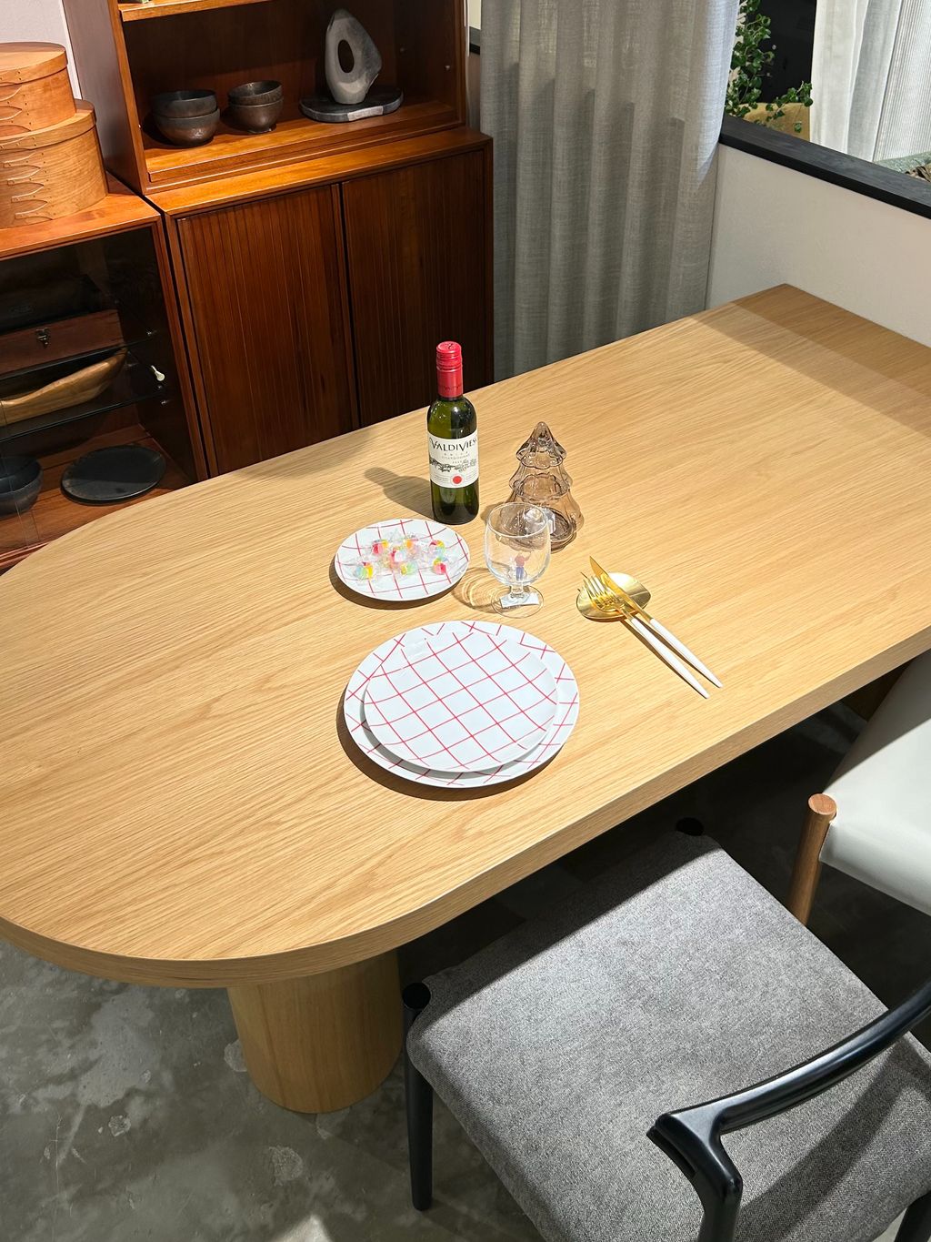 大型商品》PORTO DINING TABLE natural ポルト ダイニングテーブルの