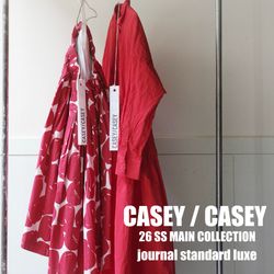 CASEY CASEY GATHERED SHIRTブラウス luxe購入 luxe】CASEY CASEY -26SS MAIN COLLECTION-｜journal standard luxe