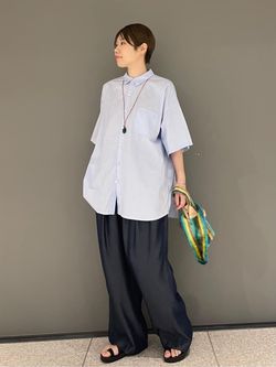 タイプライター ティポシャツのコーディネートスナップ（M.K