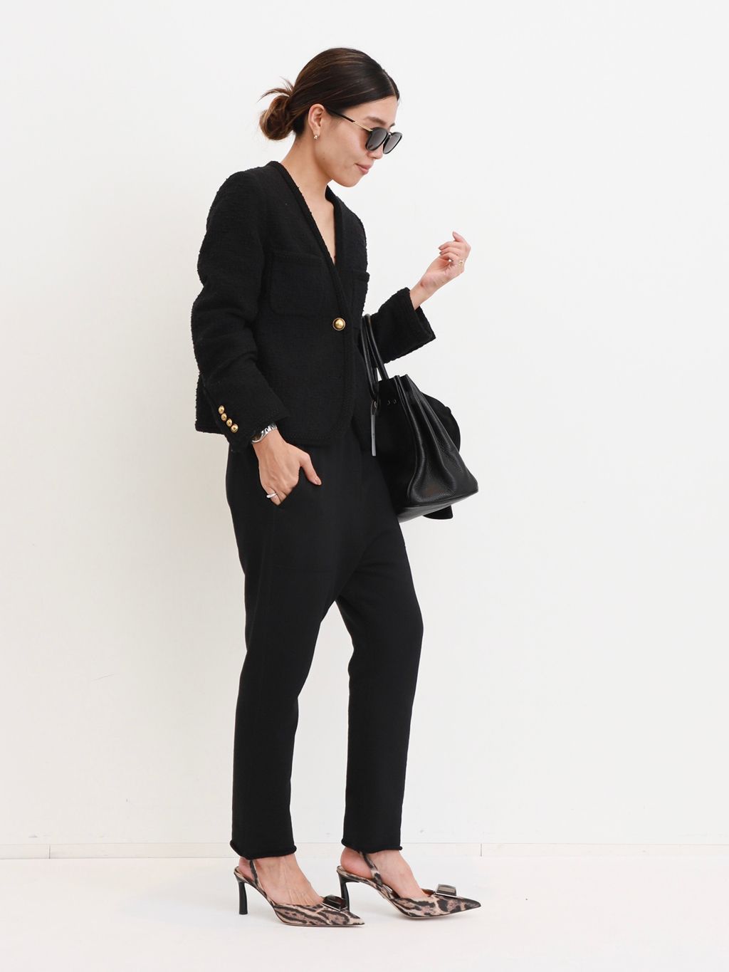 Sarrouel Sweat Pantsのコーディネートスナップ（WEB VC.N）｜L