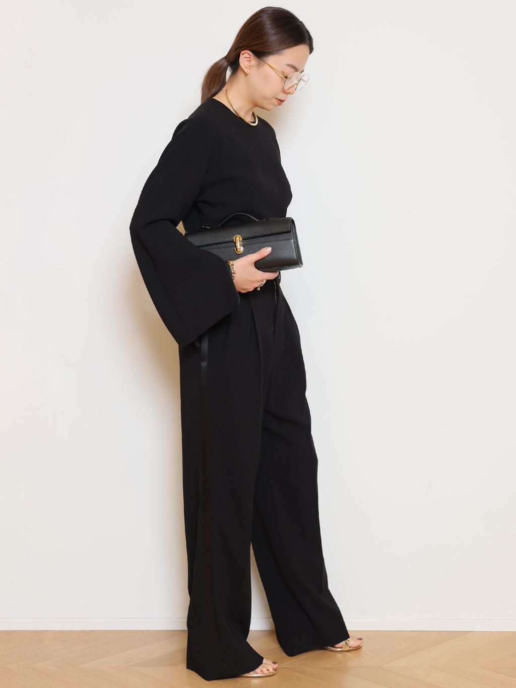 AQUAZZURA/アクアズーラ】 SO NUDE サンダルのコーディネートスナップ