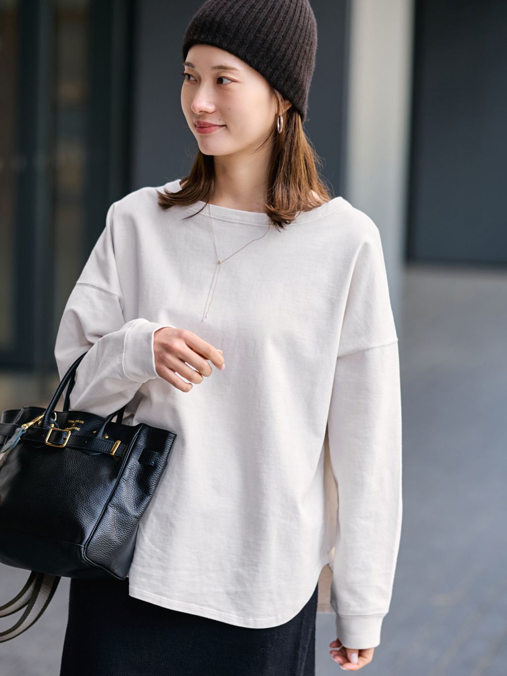 ≪追加≫ウェットオゾン加工L/Tee 2のコーディネートスナップ（minami