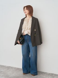 フリル楊柳ブラウス（シャツ／ブラウス）｜Spick and Span（スピック