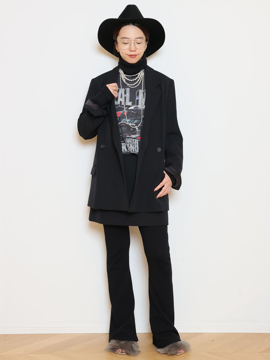 rib タートルのコーディネートスナップ（HASE）｜MUSE de Deuxieme