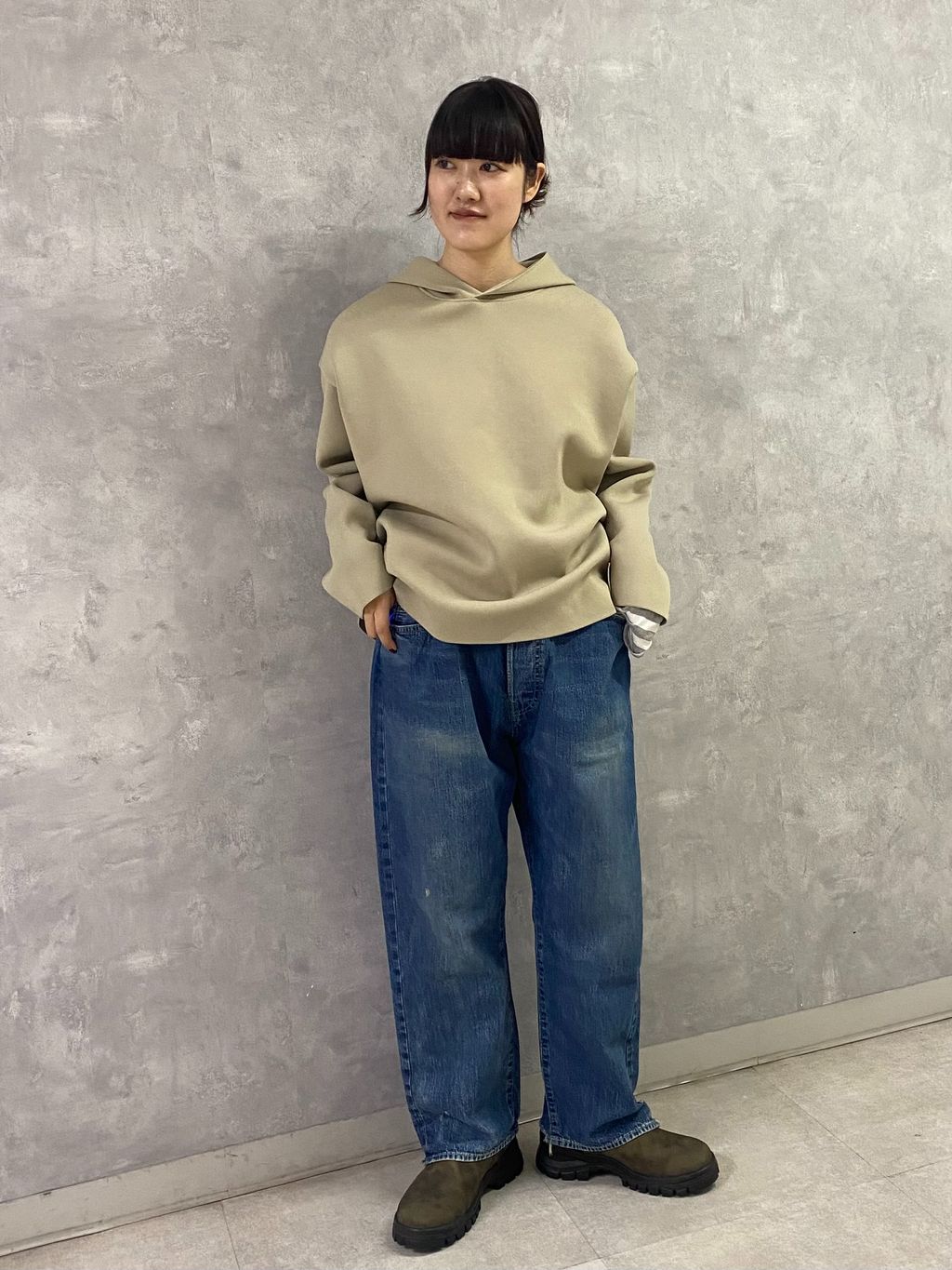 chimala】 for luxe ADJASTABLE WIDE TAPERED（045）のコーディネート