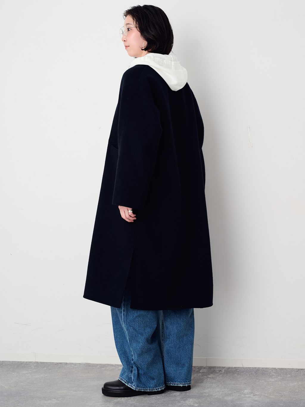 シリーズあり/追加予約》souple woolダブルフェイスチェスターコートの